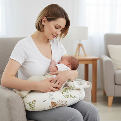 maman-tient-bebe-coucher-sur-coussin-allaitement